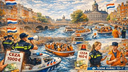 Amsterdam Kral Günü İçin Sıkı Önlemler Alıyor