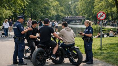 Amsterdam’da Vondelpark’ta Fatbike Yasağı Başlıyor