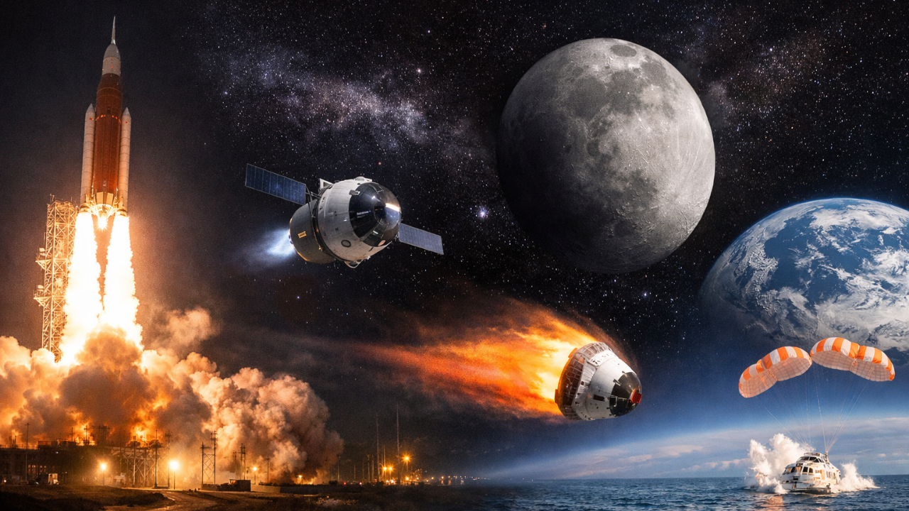 Artemis II: 1972’den Sonra İlk İnsanlı Ay Yolculuğu Başladı