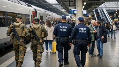 Brüksel’de Metro ve Tren İstasyonlarında Askeri Güvenlik Dönemi