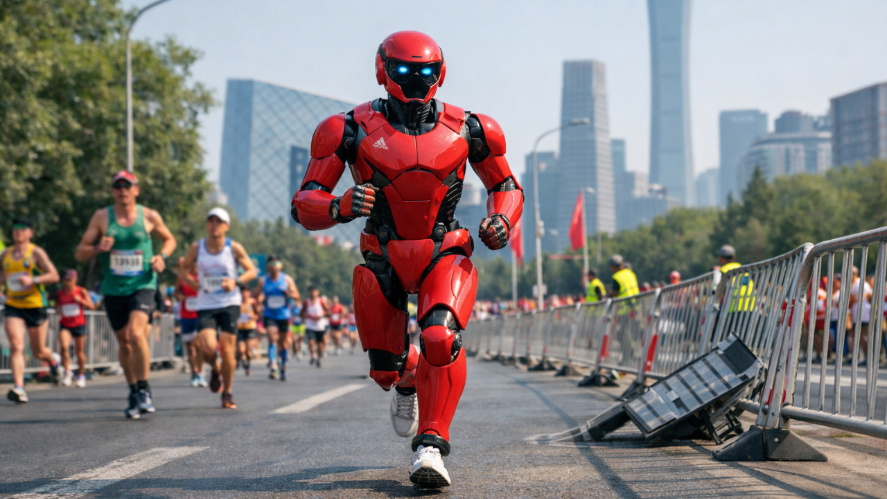 Çinli robot yarı maraton rekoru kırdı