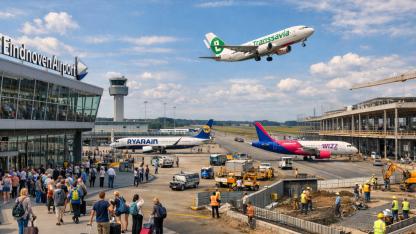 Eindhoven Havalimanı Yolcu Sayısında Tarihi Rekor Kırdı