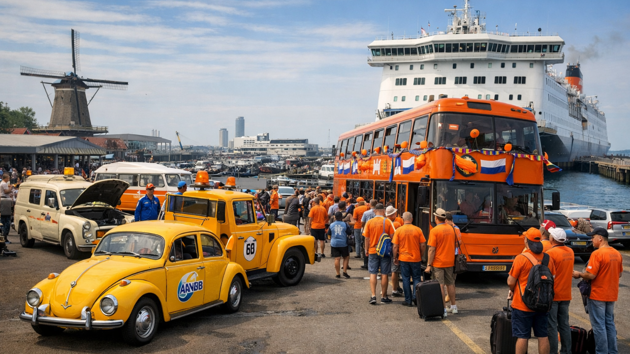 Hollanda Gündeminde Yoğun Gün: ANWB 80. Yılını Kutluyor, Turuncu Otobüs ABD Yolunda