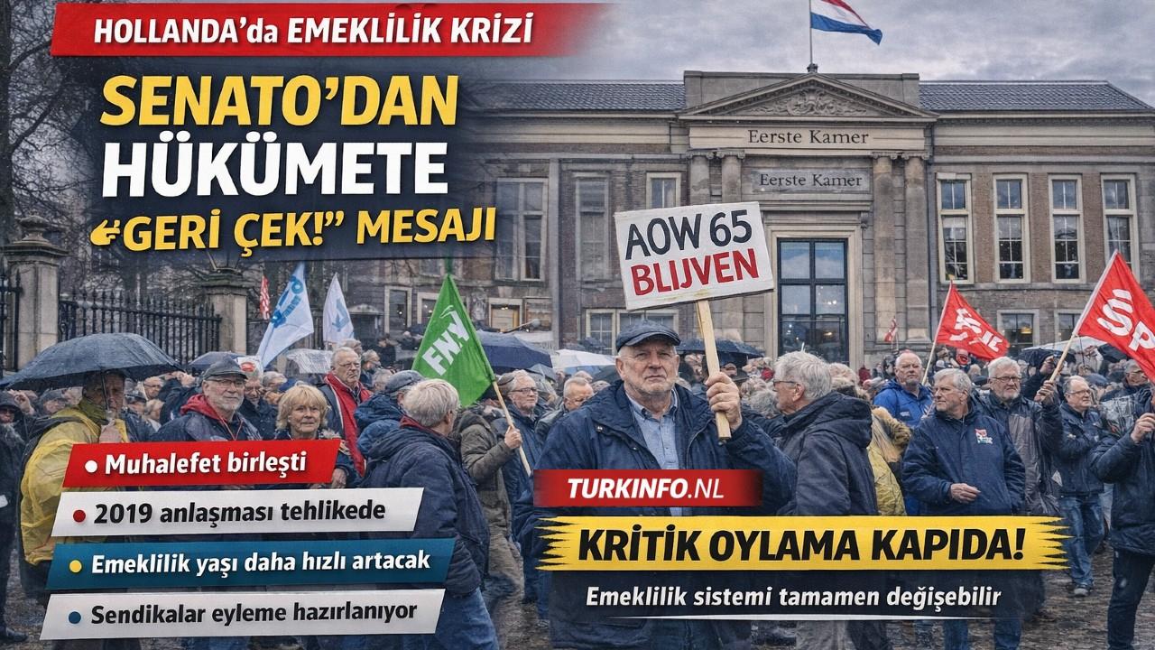 Hollanda’da Emeklilik Krizi: Senato’dan Hükümete “Geri Çek” Çağrısı