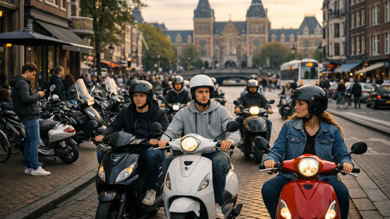 Hollanda’da Gençlere Scooter Sigorta Şoku: 1200 Euroya Dayandı