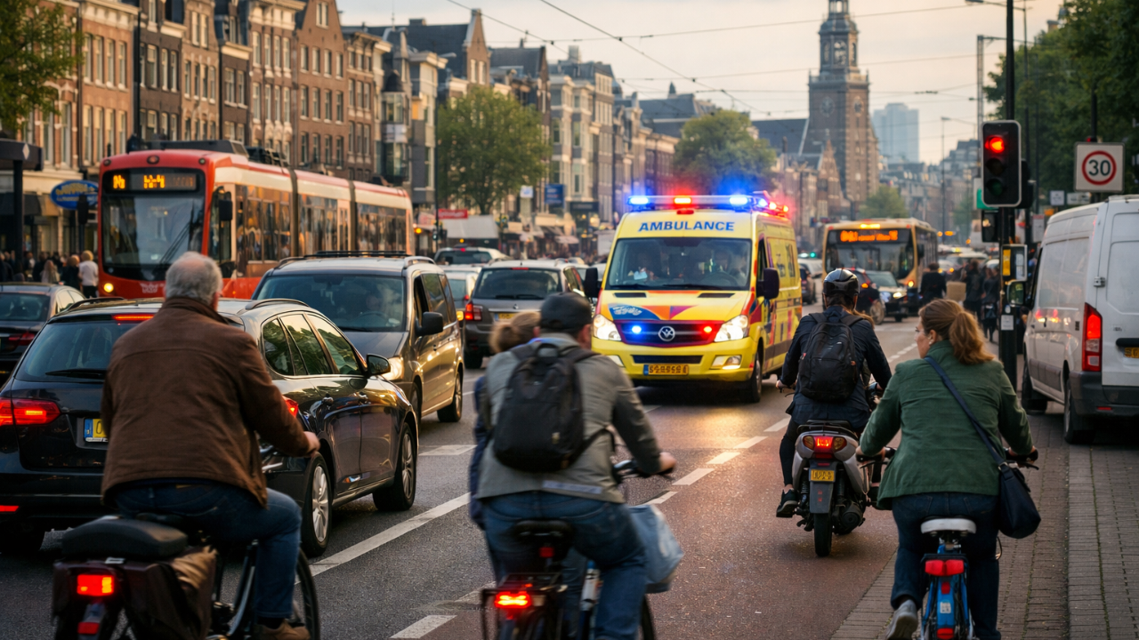 Hollanda’da Trafik Kazaları Zirvede: Her Gün 2’den Fazla Can Kaybı