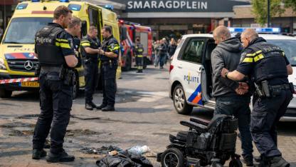 Utrecht’te Dehşet: Elektrikli Tekerlekli Sandalyedeki Adam Ateşe Verildi