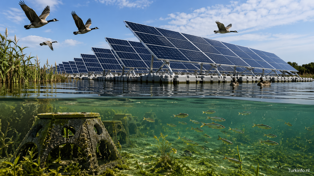 Yüzer Güneş Enerji Santralleri Doğal Yaşama Katkı Sağlıyor