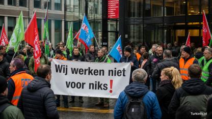 Hollanda’da Grevler Azaldı Ama Etkisi Büyüdü