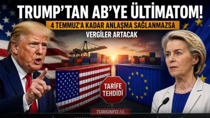 Trump’tan AB’ye Sert Ültimatom: “4 Temmuz’a Kadar Anlaşma Sağlanmazsa Vergiler Artacak”