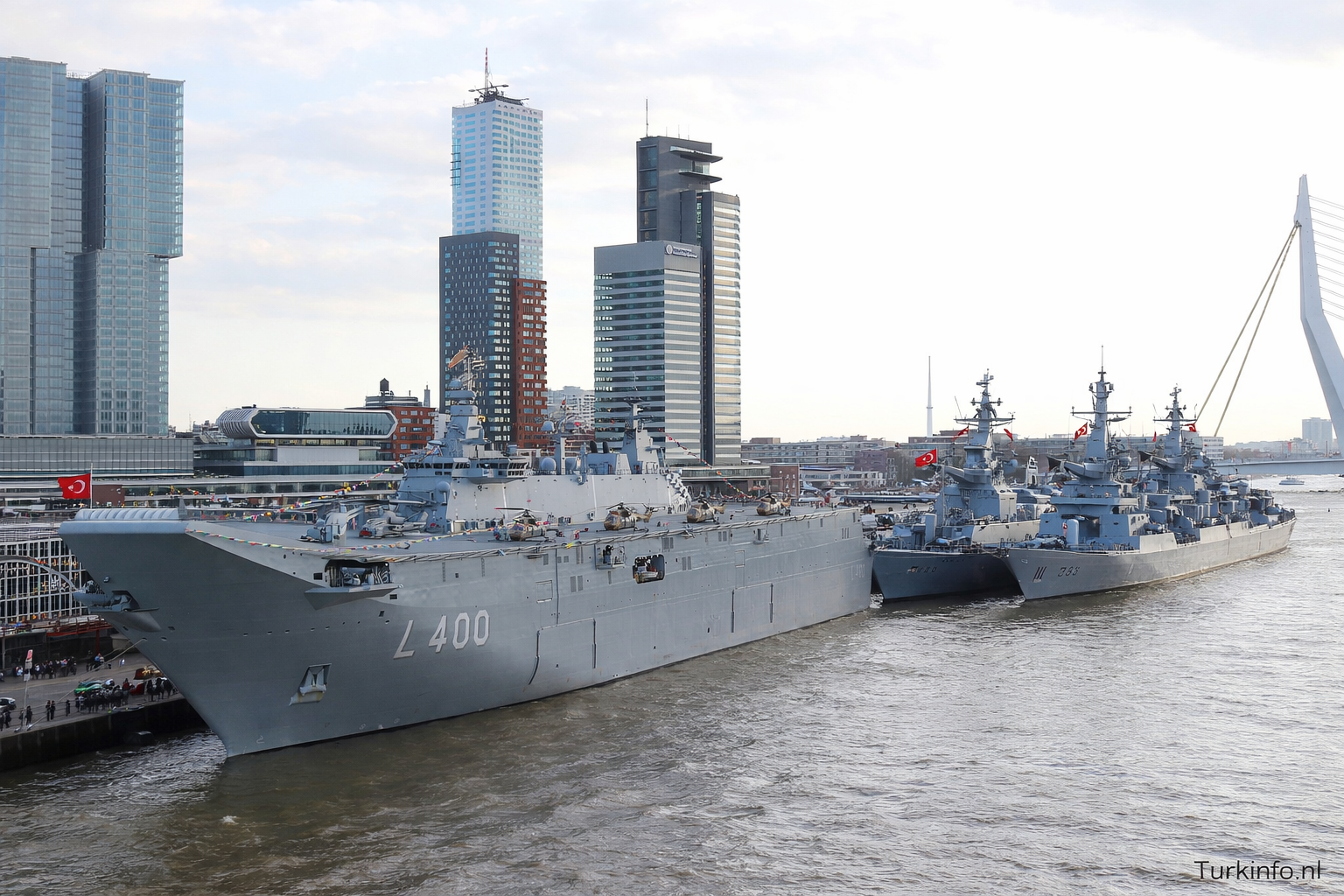 Hollanda’da Türk Savaş Gemilerine Büyük İlgi: Rotterdam’dan Ayrıldılar